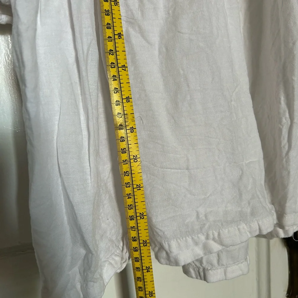 Anthropologie Textured White Blouse - Picture 8 of 9